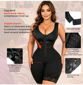 Vente en gros de Fajas Colombianas Reductrices et Modelantes à <span class=keywords><strong>Haute</strong></span> Compression, Phase 2 Post-Opératoire, Gaine Amincissante et Rehausseur de Fesses BBL, en Gros - Product Image 2