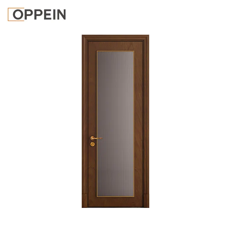 OPPEIN Singapore Exterior Solid Wood Toilet Doors Doors Wooden Solid Wooden Door Design Catalogue
