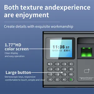 F30-SK Biometrische Toegangscontrole Beveiligingssysteem Vingerafdruk Tijdregistratie Apparaat