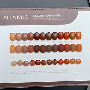 AILANUO Proveedor Salón de uñas Esmalte de uñas profesional Gel Esmalte Uv Gel 12 colores Set Caja Personalizada Semipermanente Nail Art Supplies - Product Image 3