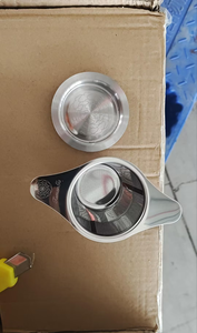 Ensemble d'accessoires pour le thé avec cuillère, tasse, passoire, filtre à thé, infuseur à thé en acier inoxydable avec double poignée - Product Image 4