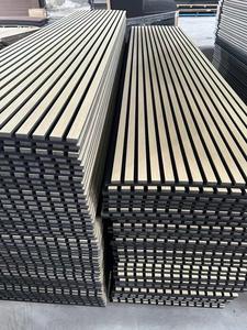 ओक फ्लड दीवार पैनल ध्वनिक स्लैट लकड़ी दीवार पैनल दीवार के लिए ध्वनि सबूत पैनल - Product Image 5