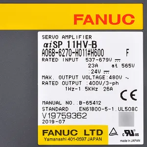 Fanuc Servo Drive 100% uji asli fanuc servo amplifier A06B-6270-H011 # H600