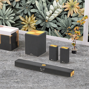 JY AUDIO 5.1 Channel Full Wireless Aluminium Home Audio System 31.5-inches Smart <b>Speaker</b> 2 Surround <b>Speakers</b> Wireless Home Theat - Product Image 4