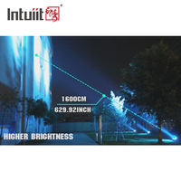 Proyector LED RGBW 4 en 1 de 400W IP65 de Alta Luminosidad para Paisajismo con Control DMX512 y Ángulo de Haz de 8/20/40° para Iluminación de Paredes
