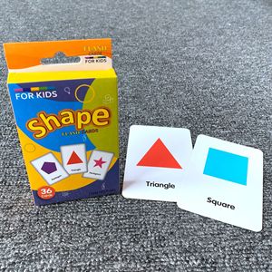 Tarjetas Cognitivas de Palabras en <span class=keywords><strong>Inglés</strong></span> para Bebés y Niños Pequeños, Personalizables, Coloridas, con Imágenes de Animales, Material Kraft Recubierto, Material Didáctico Preescolar - Product Image 1