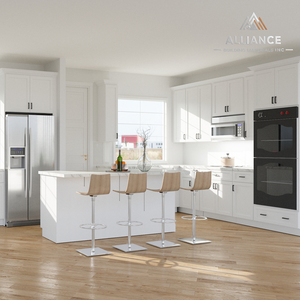 ชุดตู้ครัวแบบอเมริกันครบชุด |   ตู้ครัวสำเร็จรูปสำหรับงานก่อสร้างใหม่ |   ตู้ครัวสไตล์เชคเกอร์แบบประกอบเองได้ - Product Image 1