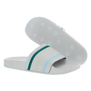 Sandalias Adidas Adilette para Hombre, Color Blanco/Esmeralda/Beige - 100% Auténticas - Product Image 5