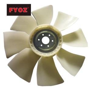 พัดลมระบายความร้อน 6006258550 สำหรับเครื่องยนต์โคมัตสุ S6D102E-1DD รถขุด PC60-<span class=keywords><strong>7</strong></span> <span class=keywords><strong>PC130</strong></span>-<span class=keywords><strong>7</strong></span> อะไหล่ทดแทน - Product Image 1