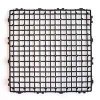 Maille en plastique de plancher d'épissage horizontal et vertical 2 et 4 Base de verrouillage pour les carreaux de terrasse