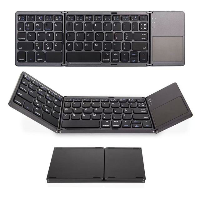 Foldable Wireless With Touch Pad Foldable Bt Keyboard With Touch Pad Oem Ultra Slim Portable Wireless Keyboard