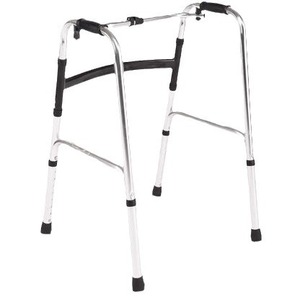 100 Million People <b>Walker</b> Stainless Steel Foldable Adjustable Walking Aid For <b>Elderly</b> Support - Product Image 5