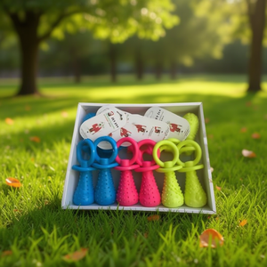 Dog Toy Set 12 Pcs Colorful Rubber Chew For Pets Training Fun Playtime - Product Image 3