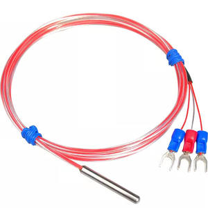 Kabel 50mm 150mm-50-+ 420 derajat pemeriksaan 3m 5m PT100 Sensor suhu Oven termokopel - Product Image 3