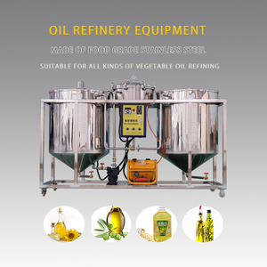 Machine de raffinage d'huile comestible portable grande capacité pour graines de soja et de tournesol - Product Image 1