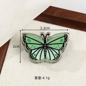 Pinza de Pelo Pequeña de Acetato con Diseño de Insectos y Animales, Estilo Lindo, Ligera, Elegante y de Alta Gama para Peinados Medios de Mujer - Product Image 2