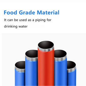 Tuyau/tube en acier Kaizen enduit de plastique coloré anti-incendie de diamètre 30mm pour table de travail d'assemblage flexible - Product Image 5