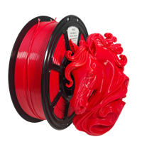 Filament PETG coloré 1,75 mm haute résistance, résistant à l'eau et aux chocs, et transparent comme du cristal