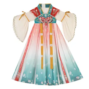 2749L लड़की hanfu पोशाक पोशाक पोशाक पोशाक नई पहुंच चीनी परी की परी hanfu पोशाक
