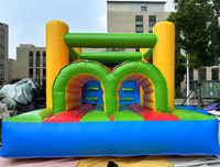 Château gonflable d'escalade à obstacles en PVC personnalisable de 6,5 m * 3 m * 2,5 m avec souffleur
