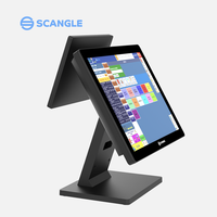 Wcangle Factory 15 "кассовый аппарат POS системы windows с 9,7" дисплей клиента