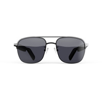 Lunettes Audio Intelligentes SG-11 Pro 5.4 à Conduction Aérienne Ouverte pour Musique et Appels, Anti-lumière Bleue, Protection UV 98%, Type-C, Contrôle Tactile, Longue Autonomie