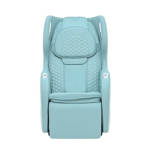 Redma Massage Chair Dual Mechanism Railless Electric Home Full Body Massage Sofa Chair With 30 Airbags <b>Plug</b> In <b>Light</b> Blue - Product Image 2