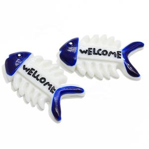 Accesorios de resina para manualidades, 100 unidades, ancla de espina de pescado, Concha plana para volante de barco, decoración DIY, cabujones - Product Image 6