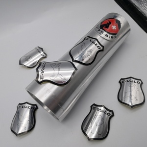 Emblèmes de vélo en métal de montagne, nouvelle conception, personnalisation personnalisée, badge pour marque de vélo, autocollant de vélo - Product Image 1