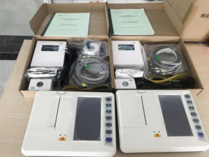 SUN-<span class=keywords><strong>8062</strong></span> Hot Selling Digitales tragbares Tierarzt-EKG/EKG-Gerät 12-Kanal-6-Kanal-EKG-Gerät mit Drucker - Product Image 3