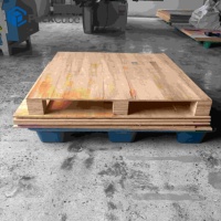 Caisse d'expédition pliable en contreplaqué, boîte en bois empilable pour l'emballage d'exportation et les équipements lourds