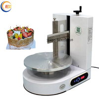 Mini machine de revêtement de chocolat de gâteau Machine automatique de glaçage de gâteau pour lisser