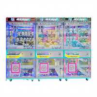 Naughty Dog Galaxy Station Machine à griffes à monnayeur pour peluches, avec éclairage LED RGB, machine d'arcade attrape-jouets, support OEM ODM
