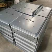 Aksesoris Braket Pelat Samping Pintu Gulung Aluminium Baja untuk Pipa Baja Galvanis