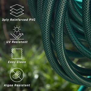 צינור גינה קלוע, 20 מטר, תומך בהתאמה אישית, צינורות PVC להשקיה, משתמש בחומרים חדשים כדי לעמוד בפני קרני UV והזדקנות - Product Image 5