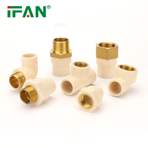 IFAN Hot Bán PVC nước phù hợp <span class=keywords><strong>DIN</strong></span> <span class=keywords><strong>cpvc</strong></span> phụ kiện đường ống bằng khuỷu tay TEE ổ cắm PVC phụ kiện cho hệ thống ống nước - Product Image 1