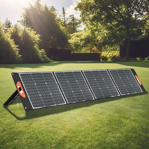 カスタム200W単結晶折りたたみ式ソーラーパネルキット防水ソーラー充電器ノートパソコン用携帯電話キャンプ用タブレット - Product Image 1