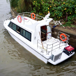 Fabricant Nouveau Design Bateau à Moteur Hors-Bord en Fibre de Verre <span class=keywords><strong>Pas</strong></span> <span class=keywords><strong>Cher</strong></span> de Haute Qualité Yacht de Luxe 31,2 Pieds 18 Passagers Bateau Rapide avec Cabine - Product Image 1