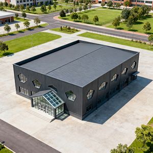 Low-Cost 60m * 20m Estrutura de aço Cantina Jantar Cafeteria Mess Hall Refeitório Lanchonete para Zona Industrial na Nigéria - Product Image 6