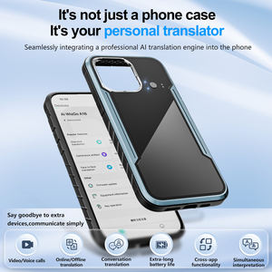 Funda móvil de traducción de voz Alvora Ai para iPhone 13/14/15/16/17 Pro/AIR/Promax/S23/S24/carga magnética - Product Image 2