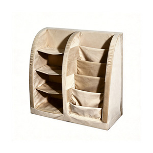 Estantería Plegable con Bolsillos para Almacenamiento Infantil, Estante Multifuncional Color Camel - Product Image 2