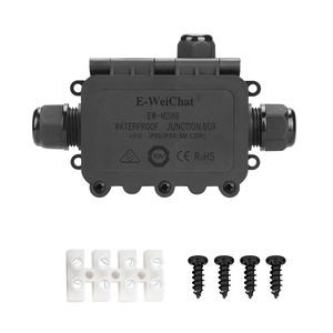 E-Weichat Ip68 3way Plastic Buitenverlichting Kabel Waterdichte Aansluitdoos Met Klemmenblokken EW-M2068-3T - Product Image 4