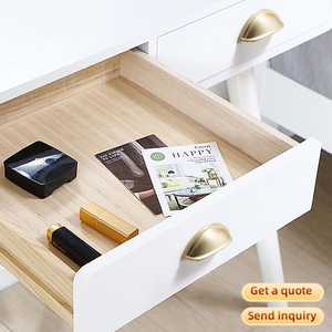 Tiradores <span class=keywords><strong>de</strong></span> Lujo Vintage con Forma <span class=keywords><strong>de</strong></span> Concha, Manijas <span class=keywords><strong>de</strong></span> Aleación <span class=keywords><strong>de</strong></span> Zinc Sólido, Acabado Dorado Pulido y Cromado, Herrajes para <span class=keywords><strong>Muebles</strong></span> <span class=keywords><strong>de</strong></span> Cocina, Cómodas y Armarios - Product Image 2