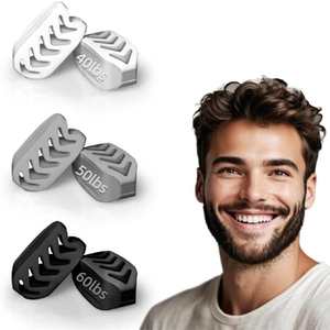 Alat latihan rahang wajah, latihan Fitness Gym bola Jawline pelatih dagu ganda peredam leher wajah pelangsing mulut Jawliner - Product Image 1