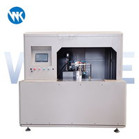 Sierra CNC WEIKE WJK-CNC-550 de 5 Ejes con Interfaz de Ángulo Arbitrario de 0 a 180 Grados para Perfiles de Muro Cortina de Aluminio