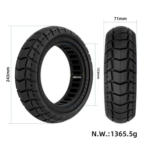ยางตัน Ulip 10x2.75 6.5 สำหรับ Kukirin G2 G3 G2 Ultra ยางออฟโรด 10X2.75 ลายสล็อตชิลด์ 48 มม. ยางตัน Ulip 10x2.75 - Product Image 2