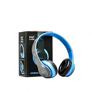 หูฟังไร้สายแบบพับได้ P47 Dynamic Airoha Stereo สำหรับเล่นกีฬา มาตรฐานกันน้ำ IPX7 รองรับ APT-X ตัดเสียงรบกวน พร้อมไฟ RGB LED สำหรับดีเจ รองรับ 5G - Product Image 4