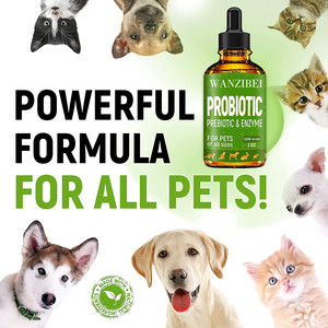 Probiotics-Probióticos para prebióticos de mascotas + enzima digital, para pro-diansia, alivio del estómago, Gas, <span class=keywords><strong>estreñimiento</strong></span> y alivio de alergias - Product Image 2