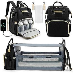 Sac à langer multifonctionnel de grande taille pour voyage avec lit bébé et table à langer - Échantillon gratuit - Product Image 2