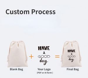 Bolsa de Lona Reutilizable con Cordón, para Manualidades, Fiestas, Bodas, Navidad, Almacenamiento, Hogar, Suministros de Arte, con Logotipo Personalizado - Product Image 3